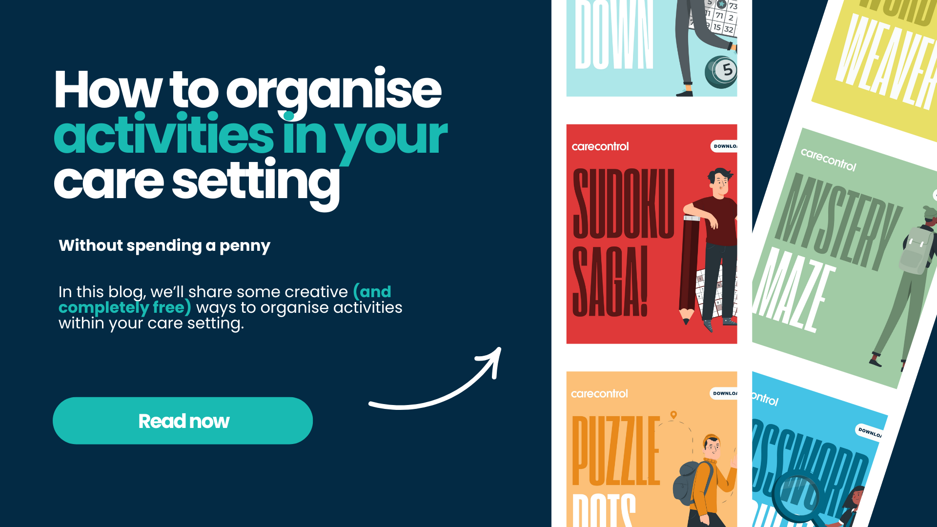 How to organise activities in your care setting without spending a penny with care control