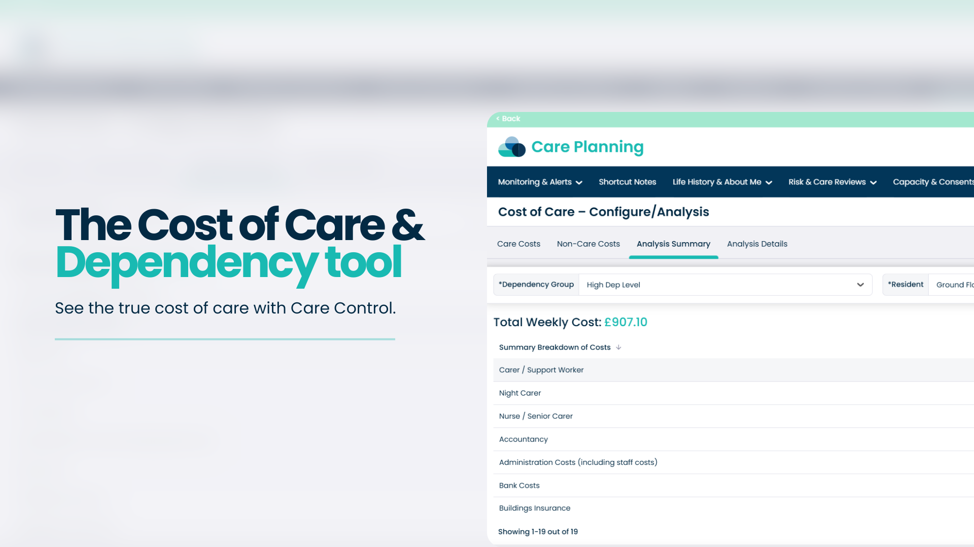 See the true cost of care