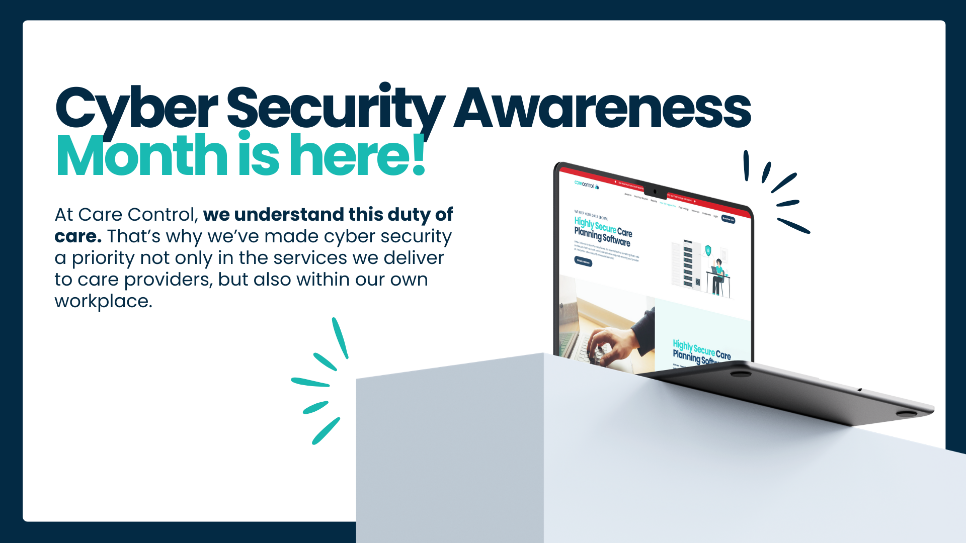 Cyber Security Awareness Month: Protecting sensitive data in care