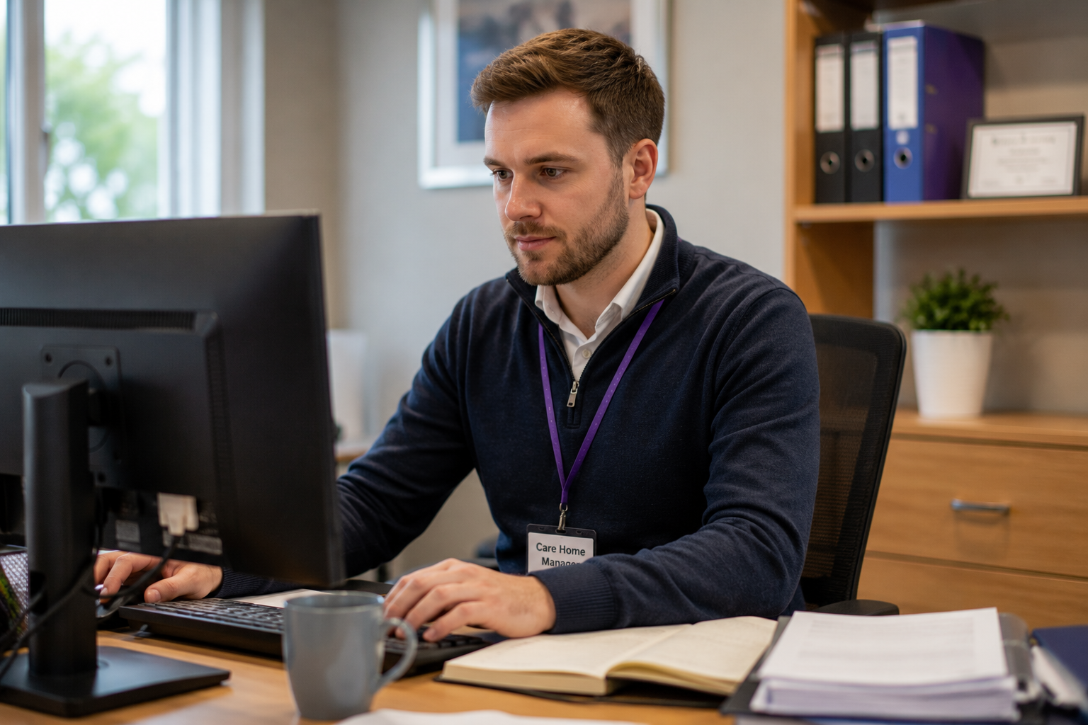Care home manager using care control